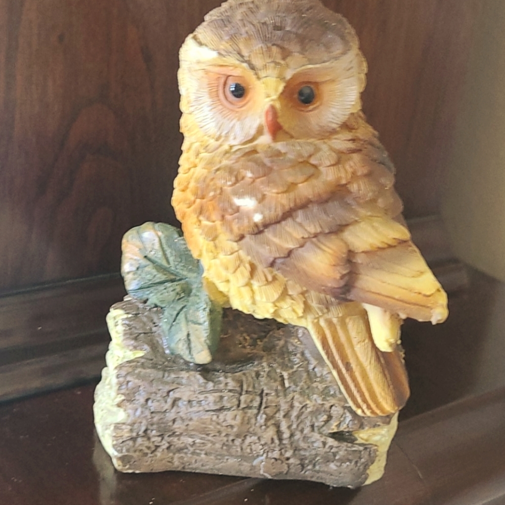 Wise Old Owl Figurine